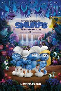 Smurfs The Lost Village poster art