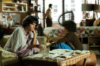 Halle Berry as Luisa Rey, Keith David as Napier and Brody Lee as Javier Gomez in "Cloud Atlas."