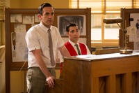 B.J. Novak as Robert Sherman and Jason Schwartzman as Richard Sherman in "Saving Mr. Banks."