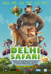 Poster art for "Delhi Safari."