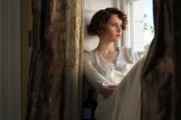 Felicity Jones as Dolly Thatchum in "Cheerful Weather for the Wedding."