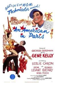 Poster art for "An American in Paris."