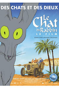 Poster art for "The Rabbi's Cat 3D."