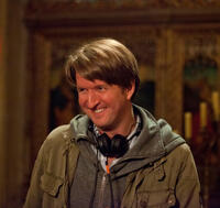 Director Tom Hooper on the set of "Les Miserables."