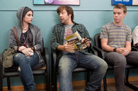 Emma Roberts as Casey Mathis, Jason Sudeikis as David Clark and Will Poulter as Kenny Rossmore in "We're the Millers."