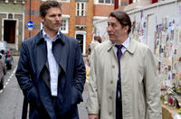 Eric Bana as Martin Rose and Ciaran Hinds as Devlin in "Closed Circuit."