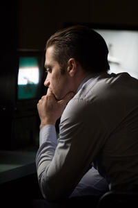 Jake Gyllenhaal as Detective Loki in "Prisoners."
