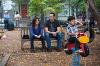 Cobie Smulders as Emma and Vince Vaughn as David Wozniak in "Delivery Man."