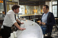 Jack Reynor as Josh and Vince Vaughn as David Wozniak in "Delivery Man."