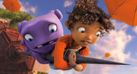 Oh voiced by Jim Parsons and Tip voiced by Rihanna in "Home."