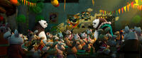 A scene from "Kung Fu Panda 3."