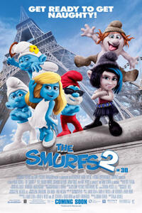 Poster art for "The Smurfs 2 in 3D."