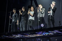 Zayn Malik, Harry Styles, Louis Tomlinson, Liam Payne and Niall Horan in "One Direction: This Is Us."