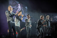 Liam Payne, Louis Tomlinson, Zayn Malik, Harry Styles and Niall Horan in "One Direction: This Is Us."