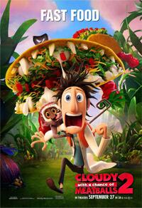 Poster art for "Cloudy 2: Revenge of the Leftovers 3D."