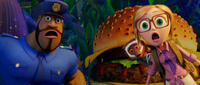 A scene from "Cloudy with a Chance of Meatballs 2."