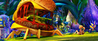 A scene from "Cloudy with a Chance of Meatballs 2."