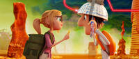 A scene from "Cloudy with a Chance of Meatballs 2."