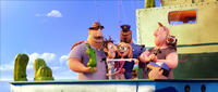 A scene from "Cloudy with a Chance of Meatballs 2."