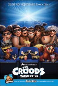 Poster art for "The Croods 3D."