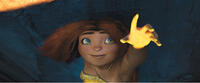 Eep voiced by Emma Stone in "The Croods."