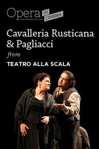 Poster art for "Cavalleria Rusticana & Pagliacci."