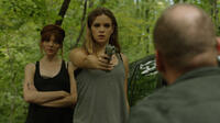 Nicole LaLiberte, Danielle Panabaker and Andrew Howard in "Girls Against Boys."
