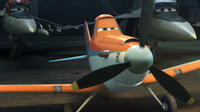 Echo voiced by Anthony Edwards, Dusty voiced by Dane Cook and Bravo voiced by Val Kilmer in "Planes."