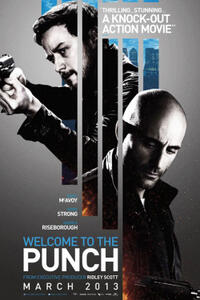 Poster art for "Welcome to the Punch."