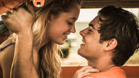Maika Monroe as Cadence and Zac Efron as Dean in "At Any Price."