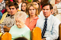 Zac Efron as Dean, Kim Dickens as Irene and Dennis Quaid as Henry in "At Any Price."