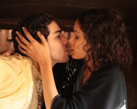 Tahar Rahim as Prince Auda and Freida Pinto as Princess Leyla in "Day of the Falcon."