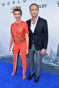 Faith Hill and Tim McGraw at the California world premiere of "Tomorrowland."