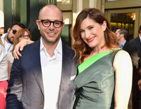 Damon Lindelof and Kathryn Hahn at the California world premiere of "Tomorrowland."