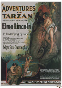 Poster art for "Adventures of Tarzan."