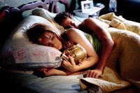 Juno Temple and Michael Angarano in "The Brass Teapot."