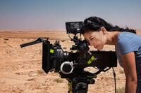 Director Cherien Dabis on the set of "May in the Summer."