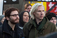 Daniel Bruhl as Daniel Domscheit-Berg and Benedict Cumberbatch as Julian Assange in "The Fifth Estate."
