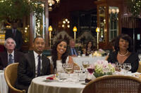 Terrence J as Sheree's Fiance, Lauren London as Sheree and Jenifer Lewis as Catherine in "Baggage Claim."