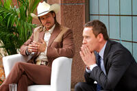 Brad Pitt as Westray and Michael Fassbender as The Counselor in "The Counselor."