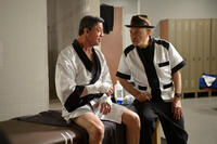 Sylvester Stallone as Henry "Razor" Sharp and Alan Arkin as Louis "Lightning" Conlon in "Grudge Match."