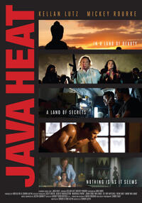 Poster art for "Java Heat."