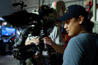 Director Jon M. Chu on the set of "G.I. Joe: Retaliation."