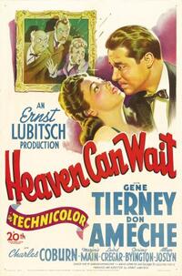 Poster art for "Heaven Can Wait."