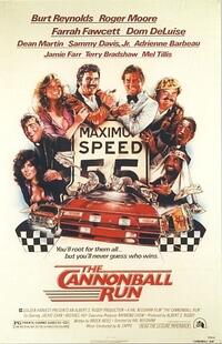 Poster art for "The Cannonball Run."
