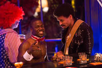 Kevin Hart as Bernie and Michael Ealy as Danny in "About Last Night."