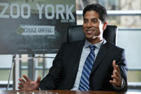 Adam Rodriguez as Michael in "About Last Night."
