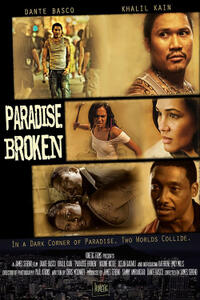 Poster art for "Paradise Broken."