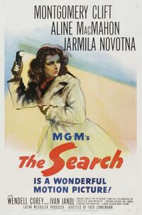 Poster art for "The Search."