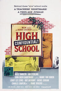 Poster art for "High School Confidential."